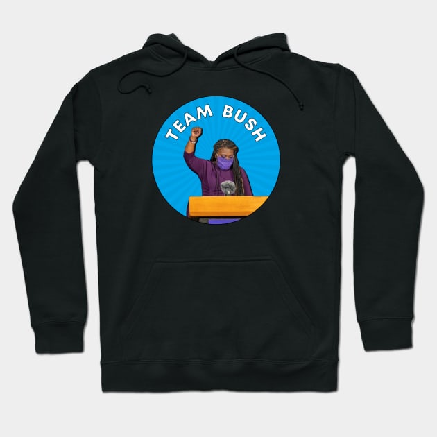 Cori Bush - Democrat Politician Hoodie by Football from the Left